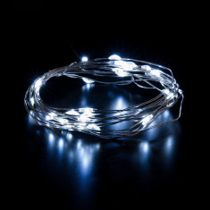 Гирлянда нить "Роса" теплый белый на батарейках 3 м IP20 400-006 &mdash; Multielectrika