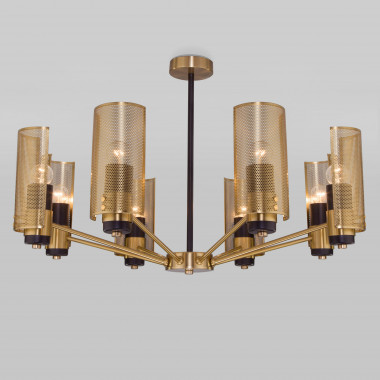 Люстра в стиле лофт 70139/8 латунь — Multielectrika