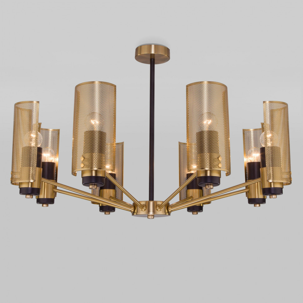 Люстра в стиле лофт 70139/8 латунь фото 1 — Multielectrika