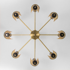 Люстра в стиле лофт 70139/8 латунь &mdash; Multielectrika