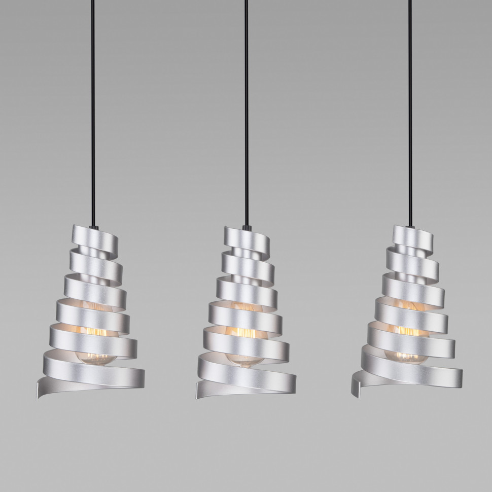 Подвесной светильник 50058/3 серебро фото 1 &mdash; Multielectrika