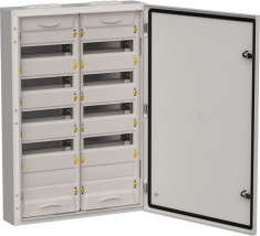 Корпус металлический IEK TITAN 5 ЩРн-120 (2х60) 835х570х140мм IP54 серый (одна дверь) &mdash; Multielectrika
