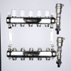 Коллекторная группа в сборе нержавеющая 1"х3/4" евроконус 9 вых. Valtec (588) фото 3 &mdash; Multielectrika