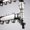 Коллекторная группа в сборе нержавеющая 1"х3/4" евроконус 9 вых. Valtec (588) фото 4 &mdash; Multielectrika