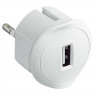 Розетка USB для зарядки 1.5А Legrand бел. 050680