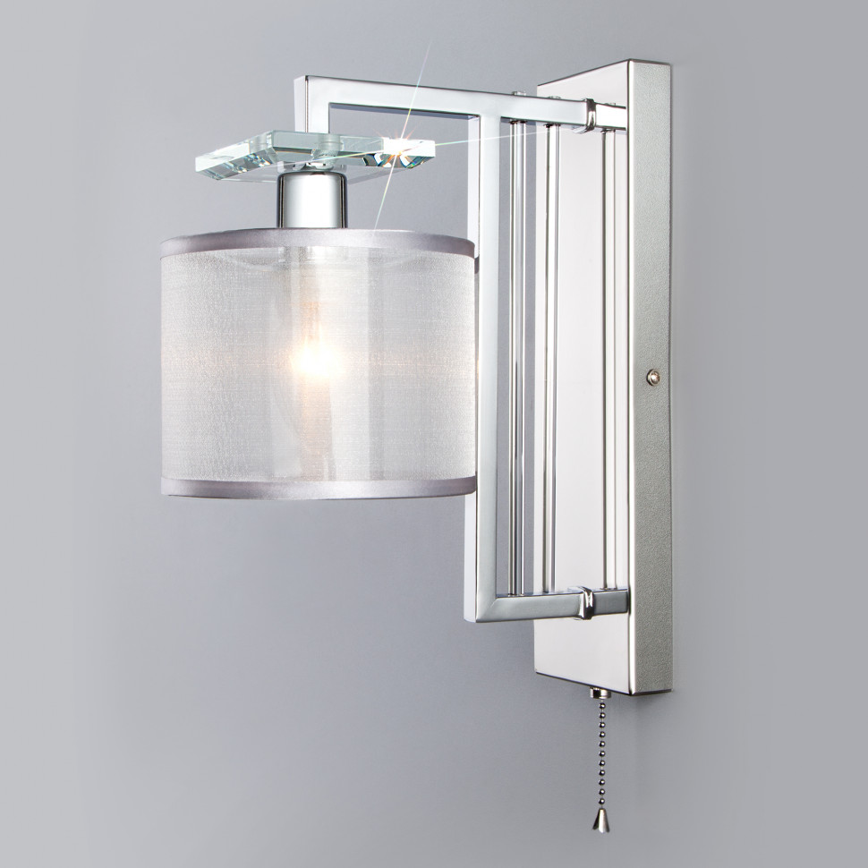 Бра с абажуром 60108/1 хром фото 1 — Multielectrika