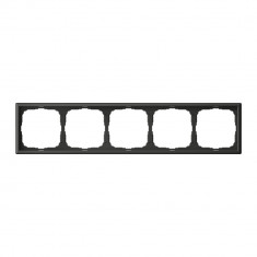 Рамка на 5 постов Systeme Electric ArtGallery универсальная, базальт &mdash; Multielectrika