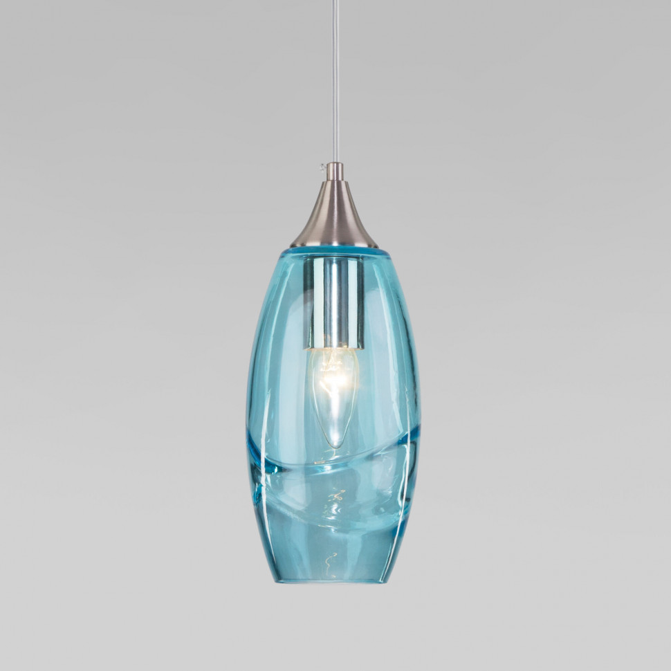 Подвесной светильник 50222/1 голубой фото 1 &mdash; Multielectrika