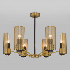 Потолочная люстра с металлическими плафонами 70139/6 латунь &mdash; Multielectrika