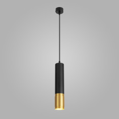 Подвесной светильник DLN108 GU10 черный/золото &mdash; Multielectrika