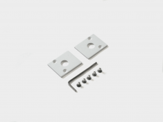 SY-LINK-ECS-T2S-WH, комплект заглушек (2шт) для встраиваемого низкопрофильного шинопровода, белый &mdash; Multielectrika