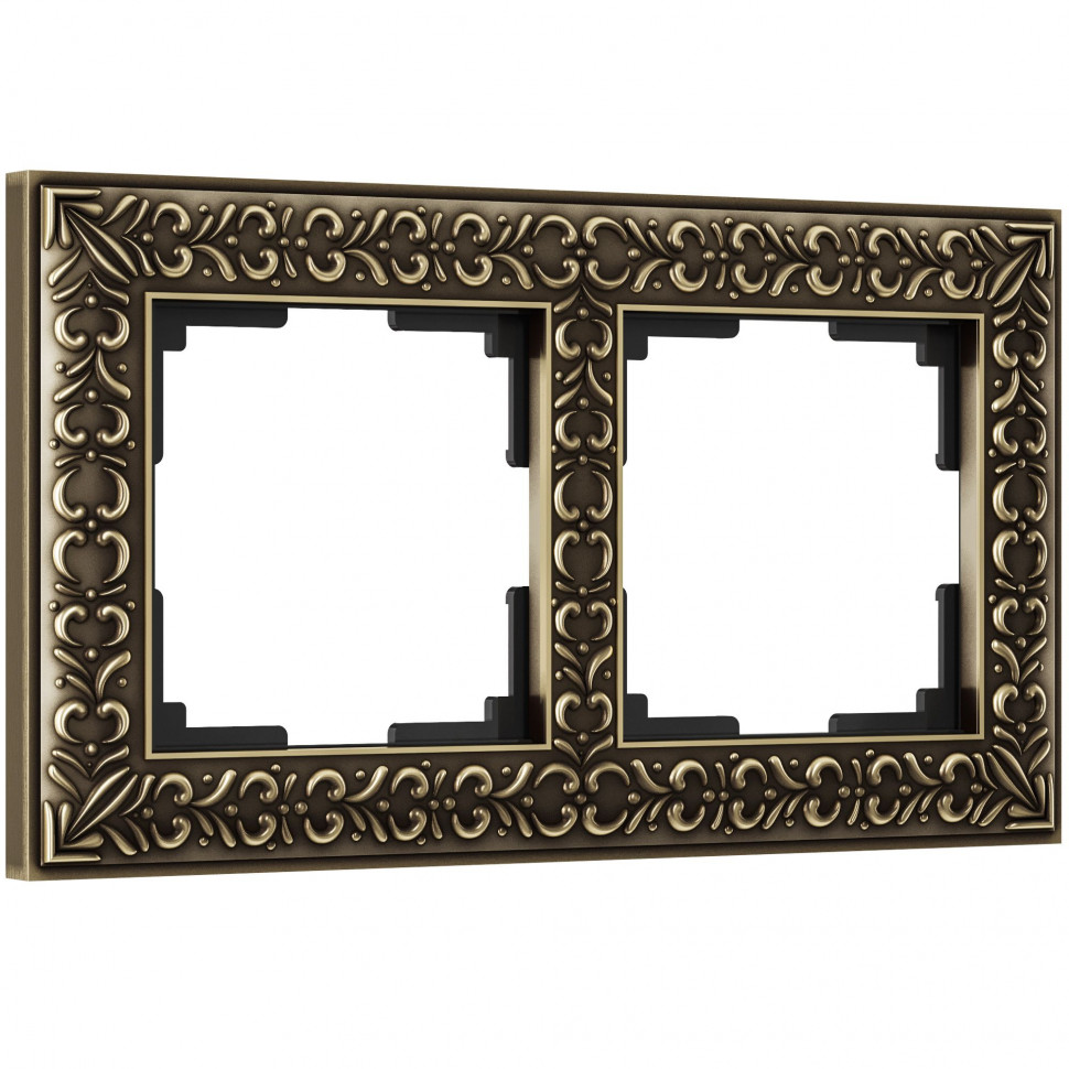 Рамка на 2 поста (бронза) W0021512 фото 1 — Multielectrika
