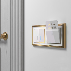 Рамка на 2 поста (золото/белый) W0021329 &mdash; Multielectrika