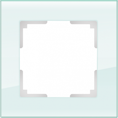 Рамка на 1 пост (натуральное стекло) WL01-Frame-01 — Multielectrika