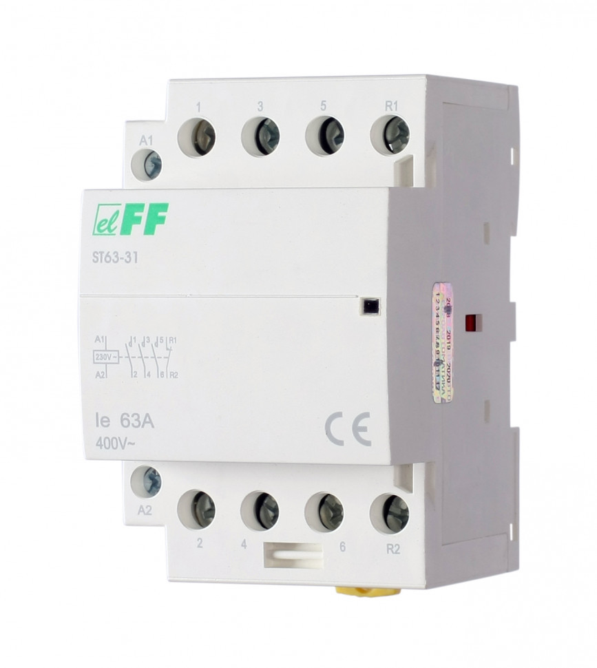 Контактор модульный (Ампер-63 / Волт-230 АС / Контакт-3NO+1NC) ST63-31 фото 1 — Multielectrika