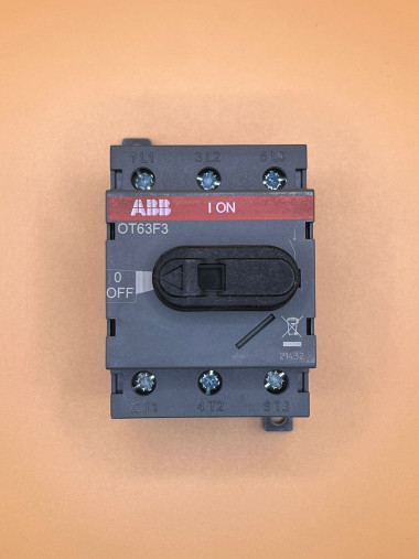 Рубильник ABB OT63F3, 63A, 3-полюсный 1SCA105332R1001 — Multielectrika