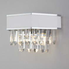 Настенный светильник с хрусталём 329/2 Strotskis &mdash; Multielectrika