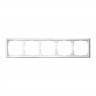 Рамка на 5 постов Systeme Electric ArtGallery универсальная, белый
