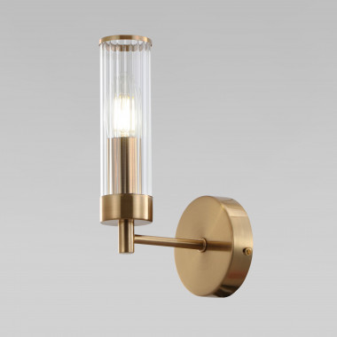 Настенный светильник со стеклянным плафоном 60166/1 латунь — Multielectrika