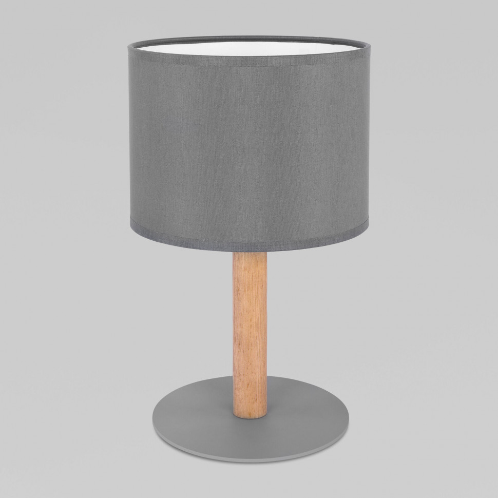 Настольный светильник с тканевым абажуром 5219 Deva Graphite фото 1 — Multielectrika