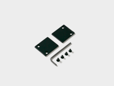 SY-LINK-ECS-S1S-BL, комплект заглушек (2шт) для накладного низкопрофильного шинопровода, черный &mdash; Multielectrika