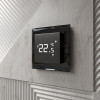 Умный сенсорный терморегулятор для теплого пола черный W1151208 фото 2 &mdash; Multielectrika