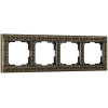 Рамка на 4 поста (бронза) W0041512 фото 1 — Multielectrika