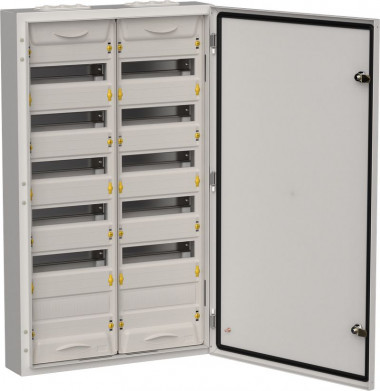 Корпус металлический IEK TITAN 5 ЩРн-144 (2х72) 960х570х140мм IP54 серый (одна дверь) — Multielectrika