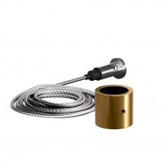 Подвесной трос для круглого гибкого неона Full light латунь 2 м FL 2830 латунь &mdash; Multielectrika