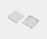 Заглушки LS5050-BL-ECS-AL черные для профиля LS.5050-BL (комплект, 2 шт) (нового образца)