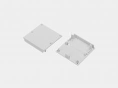 Заглушки LS5050-BL-ECS-AL черные для профиля LS.5050-BL (комплект, 2 шт) (нового образца) &mdash; Multielectrika