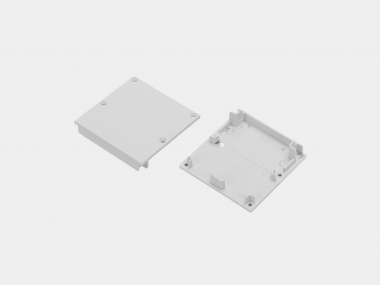 Заглушки LS5050-BL-ECS-AL черные для профиля LS.5050-BL (комплект, 2 шт) (нового образца) — Multielectrika