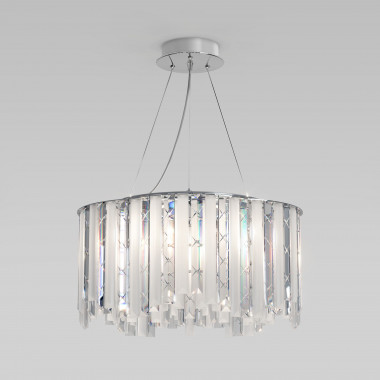 Умный подвесной светильник с хрусталем 101011/6 хром — Multielectrika