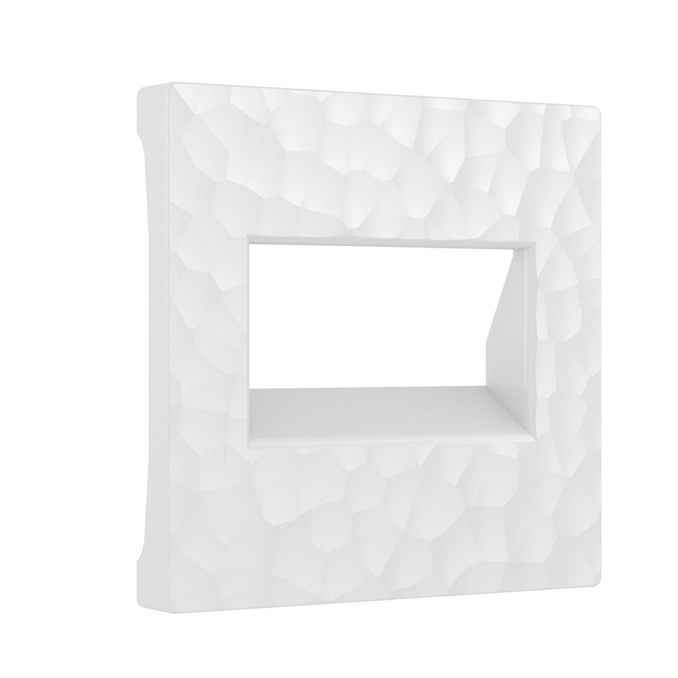 Накладка для двойной розетки Еthernet RJ-45 (Hammer белый) W1291101 фото 1 &mdash; Multielectrika