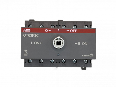 Рубильник реверсивный ABB трехполюсный без рукоятки OT63F3C 1SCA105338R1001 — Multielectrika