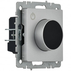 Термостат электронный с индикацией IEK BRITE ТС10-1-БрА алюминий &mdash; Multielectrika