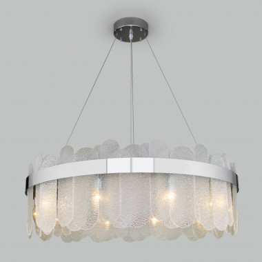 Умная подвесная люстра с фактурным стеклом 333/10 Smart — Multielectrika