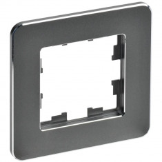 Рамка на 1 пост IEK Brite РУ-1-1-Бр металл титан RE &mdash; Multielectrika