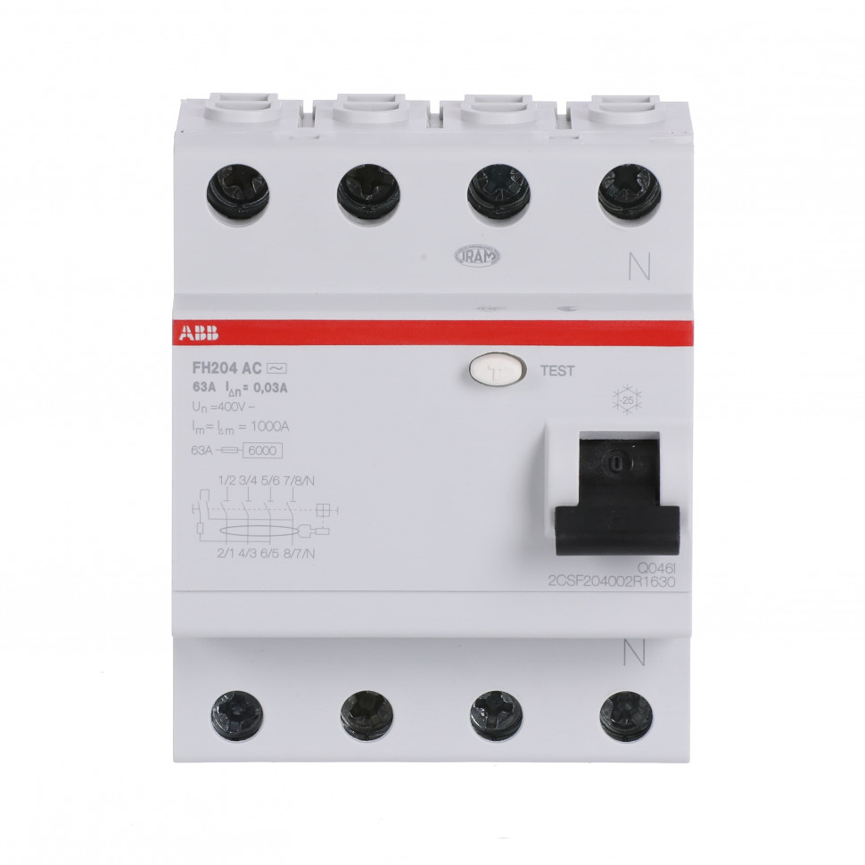 УЗО ABB FH204 AC-63/0,03 4P фото 1 — Multielectrika