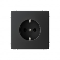 Розетка силовая Systeme Electric ArtGallery 16А, карбон &mdash; Multielectrika