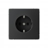 Розетка силовая Systeme Electric ArtGallery 16А, карбон