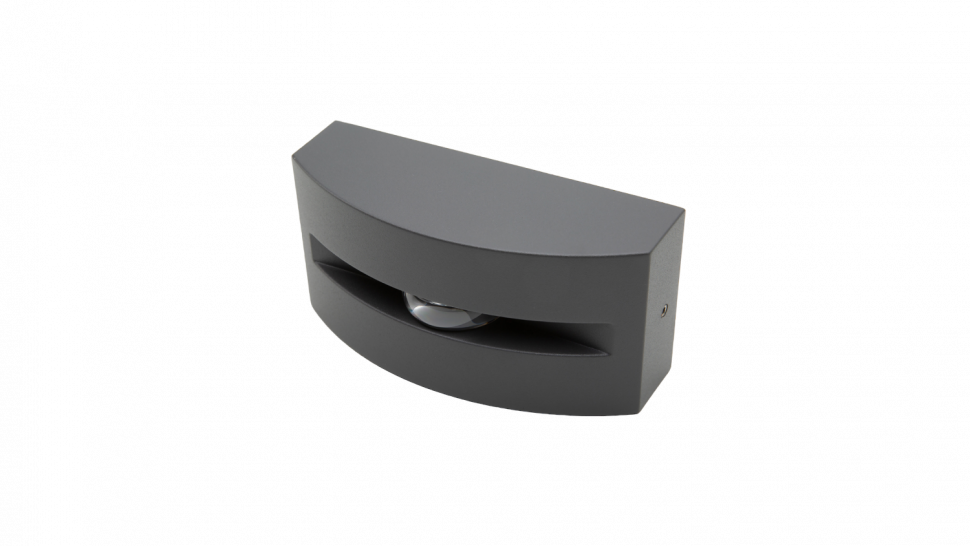 W-1961-3-GR-WW, светильник уличный настенный, IP65, серый, 3Вт, 3000К фото 1 &mdash; Multielectrika