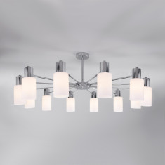 Потолочная люстра со стеклянными плафонами 70160/12 хром &mdash; Multielectrika