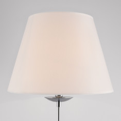 Напольный светильник с тканевым абажуром 01008/1 хром &mdash; Multielectrika