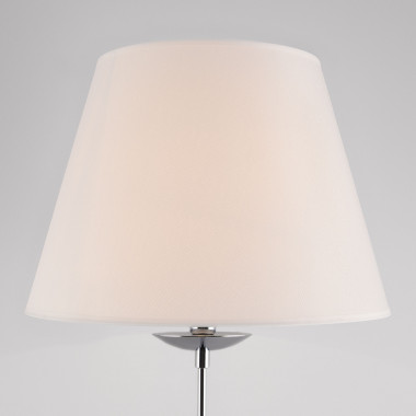 Напольный светильник с тканевым абажуром 01008/1 хром — Multielectrika