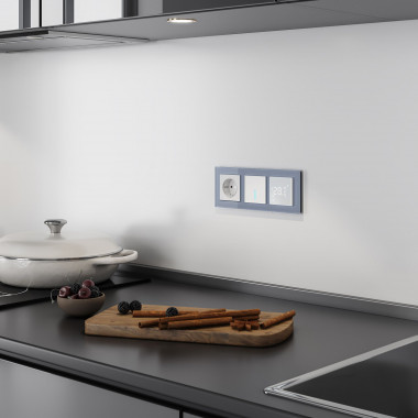 Умный сенсорный терморегулятор для теплого пола белый W1151201 &mdash; Multielectrika