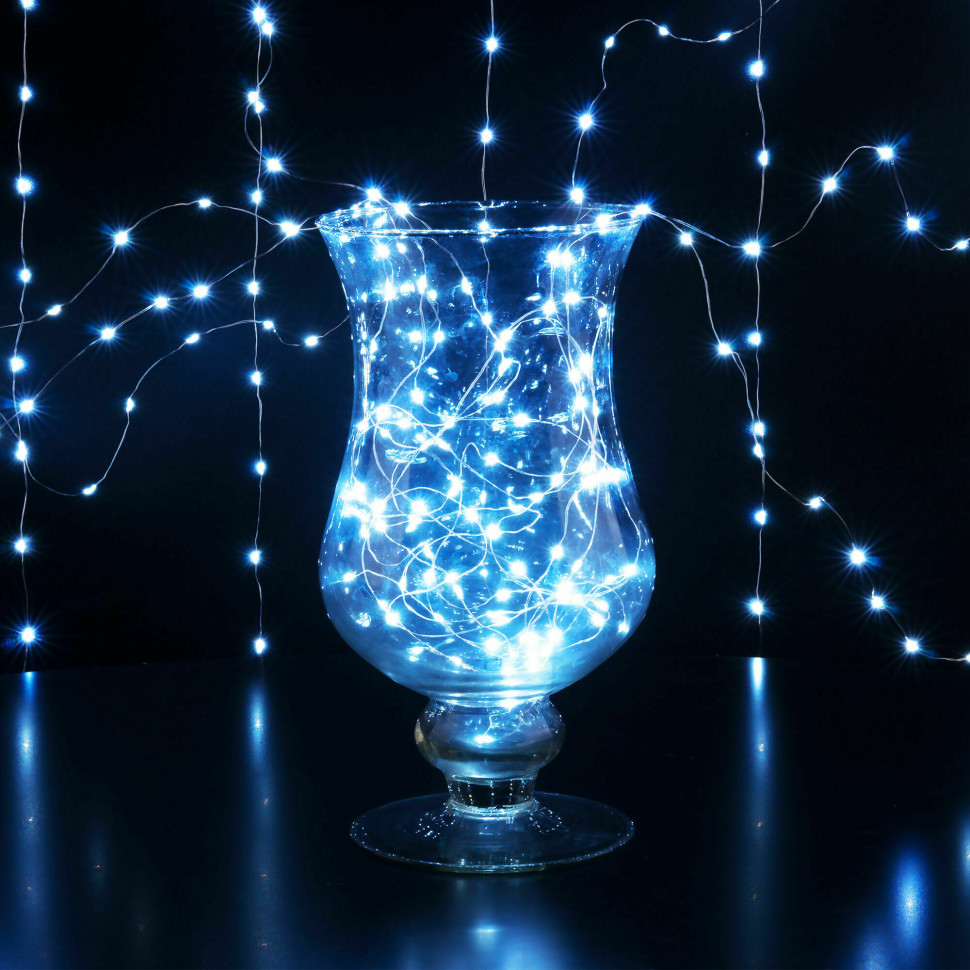 Гирлянда занавес "роса" мульти 2*2,6М IP20 200-006 фото 1 — Multielectrika