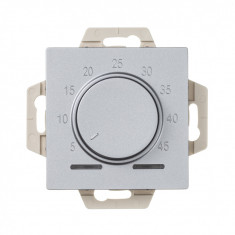 Термостат для теплого пола Systeme Electric AtlasDesign 10A, алюминий &mdash; Multielectrika