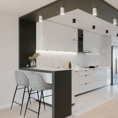 Потолочный светодиодный светильник Cors 25032/LED 10W 4200K чёрный &mdash; Multielectrika