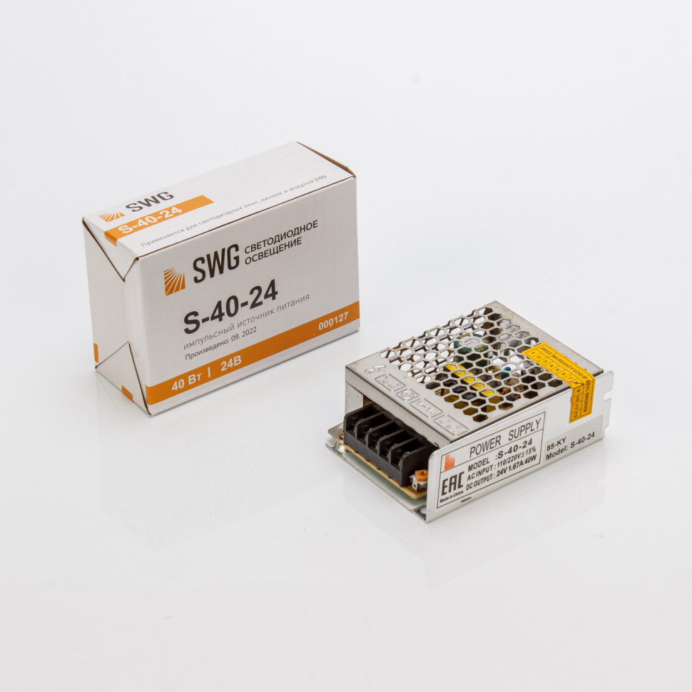 Блок питания SWG S-40-24 фото 1 &mdash; Multielectrika